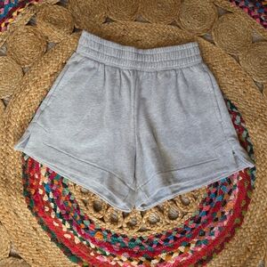 Aerie On My Way High Waisted Women's Gray Chill Shorts Size XS
